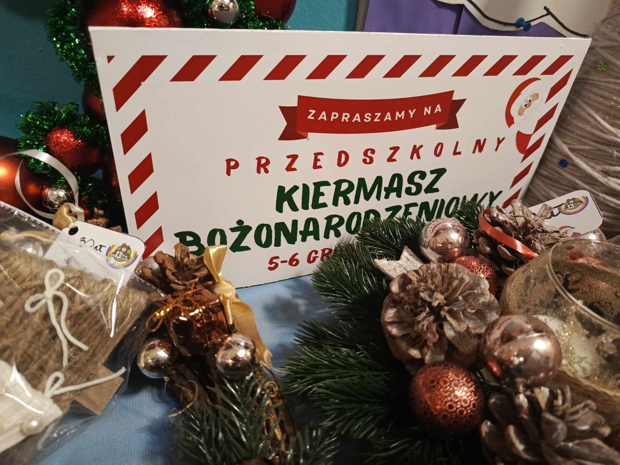 Kiermasz Bożonarodzeniowy w przedszkolu